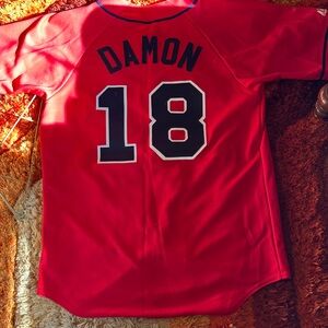 Vintage Johnny Damon Red Sox Jersey